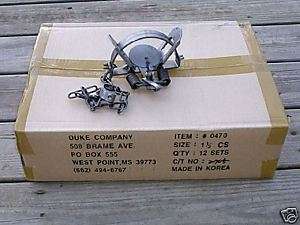 Six Duke 1.5 coil traps, trapping, trap, ship $11.95  