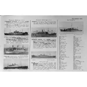  1953 54 America Ships Heywood Barnett Manley Ancon