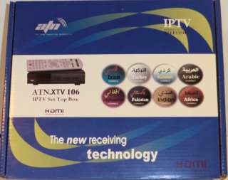 Arabisches TV Netzwerk  IPTV Box  HDTV  350 Sender  ATN.XTV 106 