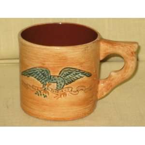  Vintage Pennsbury Pottery  Eagle & Flag  Mug Everything 