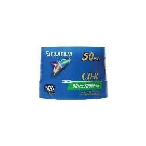 Fujifilm 48x Write Once CD R Spindle With Ink Jet Printable Surface 