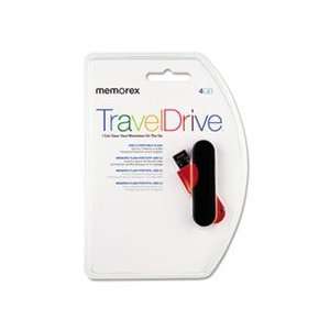    CL TravelDrive USB Flash Drive, 4GB, Orange