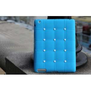   Soft Silicone Sofa Case Cover for iPad 2 Blue