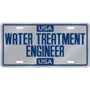   Water Treatment Engineer  License Plate Occupations