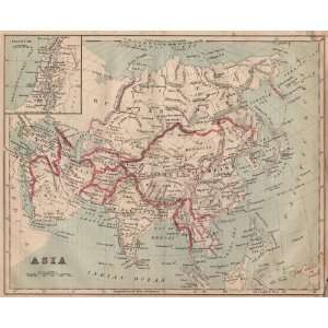    Ivison, Blakeman & Taylor 1883 Antique Map of Asia