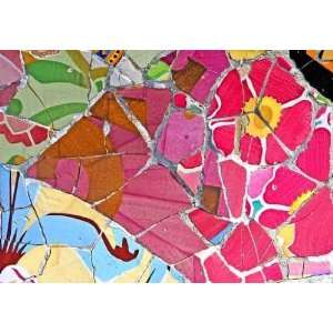 Random Mosaic Pattern   Peel and Stick Wall Decal by Wallmonkeys 