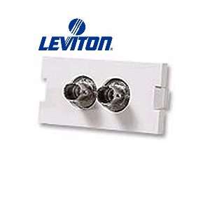  Leviton 41291 ZTW MOS Insert Duplex ST Fiber Adapter with 