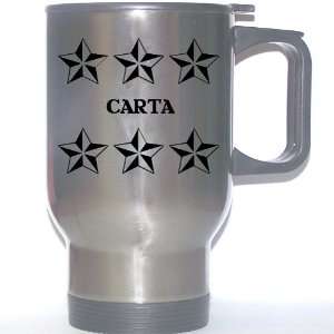  Personal Name Gift   CARTA Stainless Steel Mug (black 