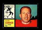 CLYDE CONNER 49ERS AUTOGRAPHED 1959 TOPPS CARD 27  