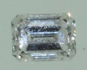 loose diamond emerald shape .63ct GIA cert VS1 G  