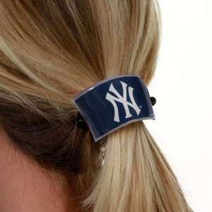   New York Yankees Ladies Ponytail Holder   Navy Blue