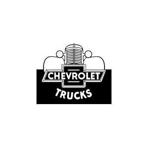  Chevrolet Trucks Logo   General Motors Wood Mounted Red 