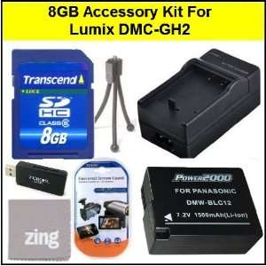  8GB Accessory Kit For Panasonic Lumix DMC GH2 Includes 8GB 
