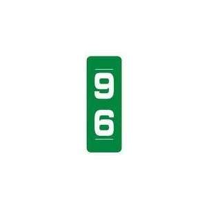  Smead TTS Color Coded Numeric Label   6   Green Office 