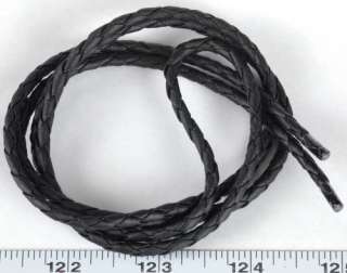 36 BLACK Braided Synthetic 4mm BOLA CORD  