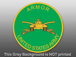ARMOR Seal United States Army Sticker  decal logo troop  