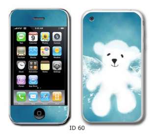 VINYL SKIN CASE COVER for Apple iPhone 3G 3GS Two Sets  