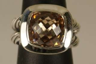 David Yurman 925 Sterling Silver Champagne Citrine Ring  