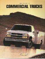 1995 Chevrolet COMMERCIAL TRUCKS Brochure 95 chevy  