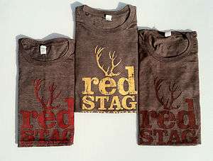 RED STAG BY JIM BEAM T SHIRTSNEW  