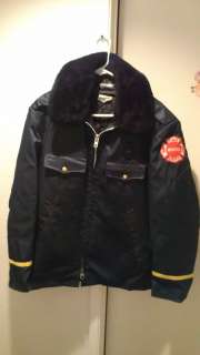   Tuffy Topper Jacket with Graves Size 44R Fire Dept. Winona  