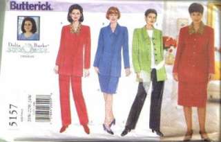 OOP Butterick Sewing Pattern Misses Women Size 20 22 24 w/ Plus Size 