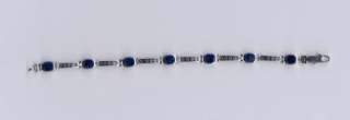 Silpada 925 Sterling Silver Deep Blue Sodalite Aztec Bracelet B1255 