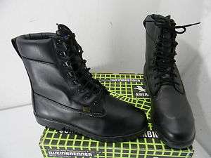 New Mens Weinbrenner Steel Toe Black Leather Boot 6808   Size 10 