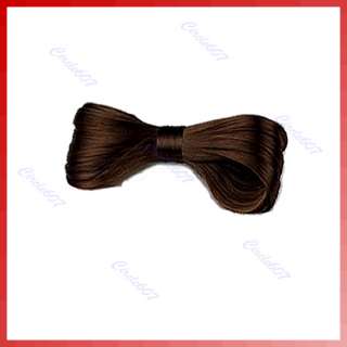 Fashion Lady Girl Bowknot Bow Wig Hair with Duckbill Clip Hairpin 
