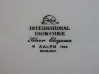 SILVER ELEGANCE Oval Platter  Salem Ironstone (England)  