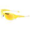 Oakley Fahrradbrille Jawbone lemon peel / fire iridium vented, clear 