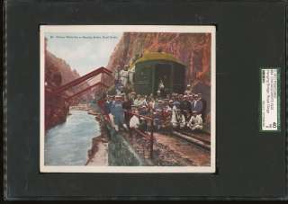   Chicago White Sox Postcard Hanging Bridge Royal Gorge Colorado SGC 40