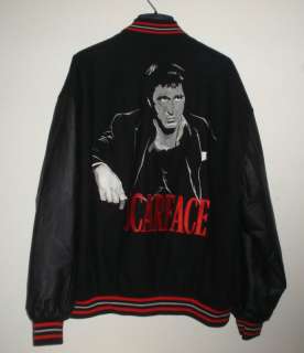 Scarface Leather & Wool Reversible Jacket by JH Design  