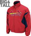 St. Louis Cardinals Big & Tall Authentic Collection Red Therma Base 
