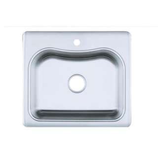   25 in. x 22 in. x 8 5/16 in. 1 Hole Single Bowl Kitchen Sink K 3362 1