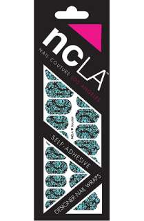 ncLA The Boudoir Nail Wrap in Aqua Green  Karmaloop   Global 