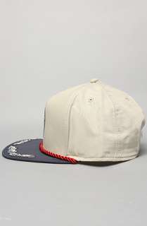 Crooks and Castles The Starboard Snapback Cap in Creme  Karmaloop 