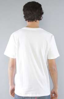 LRG Core Collection The Back To Basics Regular VNeck Tee in White 