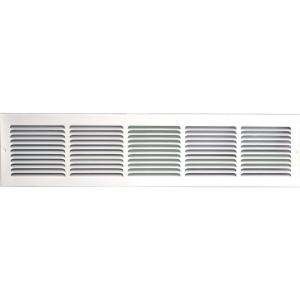    GRILLE 30 in. x 8 in. White Return Air Vent Grille with Fixed Blades