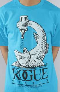 DTA The Like a Fish Tee in Turquoise  Karmaloop   Global Concrete 