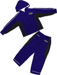 Baltimore Ravens Toddler Full Zip Hooded Jacket and Pant Set 