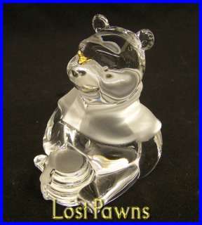 Lenox Disney Winnie the Pooh Honey Pot Crystal Figurine  