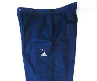 Adidas Signature Navy Blue Un Hemmed Cargo Pants NWT  
