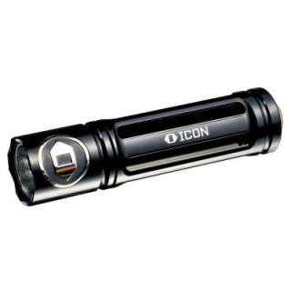 ICON LED Black Flashlight RG101A  