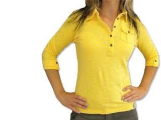 GIN TONIC Gelbes Poloshirt Damen Poloshirt Shirt   gelb  