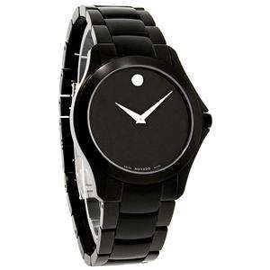 Movado Black Ion plated Stainless Steel Mens Watch 0606486  