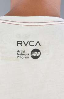 RVCA The Gothic Knives Tee in Vintage White  Karmaloop   Global 