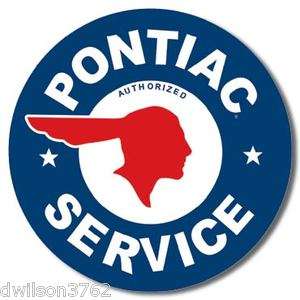 VINTAGE PONTIAC SERVICE PARTS CAR DEALER GARAGE MECHANIC SHOP POSTER 