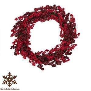Martha Stewart Living 24 in. Red Berry Wreath 1659684 at The Home 