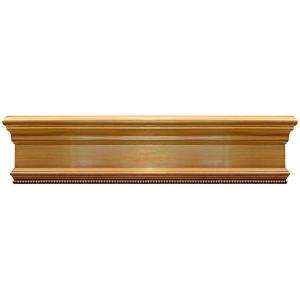Harome Designs 72 in. Gold WoodCornice Set   York Design  DISCONTINUED